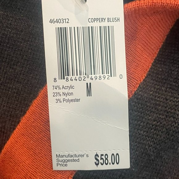 FILATO Cardigan Sweater Womens Medium Coppery Blush Bown Orange - Picture 8 of 8